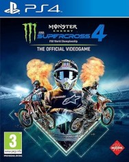 Joc Monster Energy Supercross 4 PS4 PlayStation 4, Second-Hand