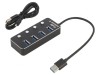 Hub USB 3.1 cu 4 Porturi și &Icirc;ntrerupător, Gembird