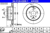 ATE 24.0120-0209.1 Disc frana