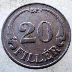 1.337 UNGARIA 20 FILLER 1926