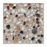 Gresie exterior / interior portelanata Cesarom 6035-0355 Camp, 33 x 33 cm, multicolor, mata, antiderapanta, imitatie piatra