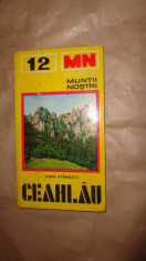 Muntii Ceahlau colectia muntii nostri nr 12 cu harta foto
