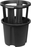 Ghiveci pentru cartofi Strend Pro Garden, negru, 35 x 28 cm, cu fereastra