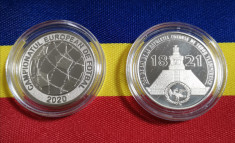 SV * BNR 2 x 50 BANI 2021 * EURO 2020 + 200 ANI REVOLU?IA T.VLADIMIRESCU * PROOF foto