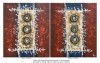 Set 2 tablouri pictate manual, Cercuri magice, 100x60cm in relief efect 3D, gata de agatat pe perete