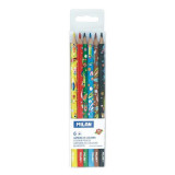 Creioane colorate Milan Super Heroes Space, 6 culori - ***