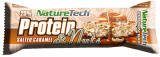 Baton energizant cu caramel sarat si nuci Protein &amp; Nuts, 45g, Nature Tech