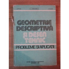 GEOMETRIE DESCRIPTIVA SI DESEN TEHNIC . PROBLEME SI APLICATII de ION ENACHE , V. BUZILA , T. IVANCEANU , 1982 , MICI DEFECTE LA COTOR