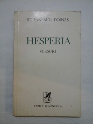 Hesperia - versuri - Stefan Aug. Doinas foto