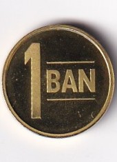 Romania 1 Ban 2012 - Din set de monetarie, Alinierea medalie &uarr;&uarr;, 16.75 mm KM-189 UNC !!!