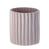 Cumpara ieftin Vaza flori ceramica gri 19 x 21 cm