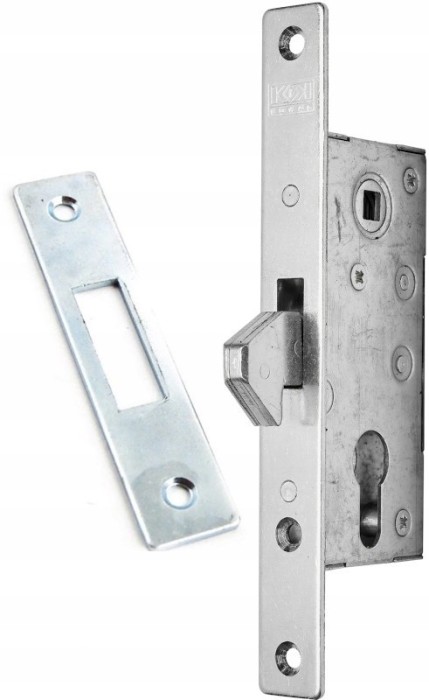 Broasca usa pentru porti culisante, pentru profile 60x30 mm, spatiere 72 mm, galvanizat