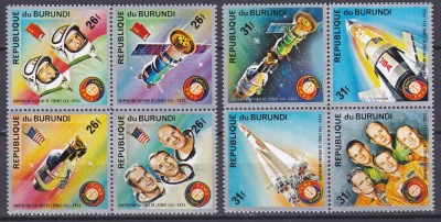 DB1 Cosmos Burundi 8 v. MNH foto