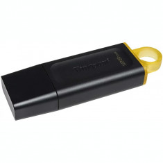 Memorie USB 3.2 KINGSTON 128 GB cu capac carcasa plastic negru DTX/128GB