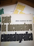 Caiet de documentare cinematografica - Arhiva nationala de filme - 8 caiete