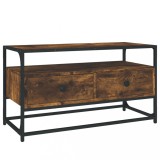 Cumpara ieftin Comoda TV, stejar afumat, 80x35x45 cm, lemn prelucrat