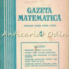 Gazeta Matematica 1,3, 12 / 1981 - C. Carbunaru, Mareel Chirita, Gheorghe Chis