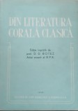 DIN LITERATURA CORALA CLASICA - D.D. BOTEZ* ARTIST EMERIT R.P.R./ 1958