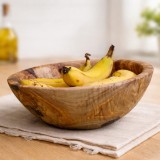 Fructieră sau Salatieră Mesina din&nbsp;lemn de&nbsp;măslin