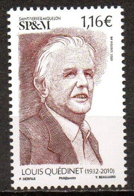 St. Pierre &amp;amp; Miquelon 2020, Personalitati, serie neuzata, MNH foto