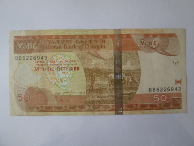 Etiopia 50 Birr 2004-2012 foto