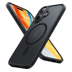 Husa iPhone 16 Torras Guardian Magnetic Series, negru foto