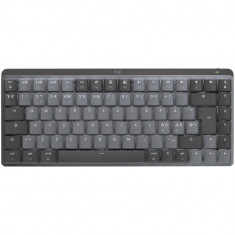 Tastatura wireless Logitech MX Mechanical Mini pentru Mac, Iluminata, Space Grey