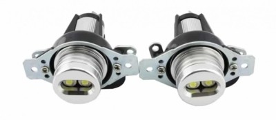 Led Marker Angel Eyes Alb 6W BMW E90/91 Facelift LCI 09.2008 - 2011 fara xenon din fabrica foto