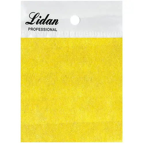 H&acirc;rtie decorativă unghii, galben cu sclipici