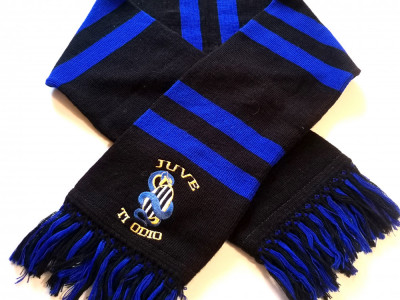 Fular (bar scarf) fotbal suporter INTERNAZIONALE Milano / &amp;quot;Juve ti Odio&amp;quot; foto