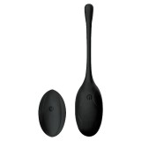 Ou vibrator INTY TOYS NEO, cu control prin telecomandă, 10 funcții de vibrații ultra-puternice, silențios, rezistent la apă, negru
