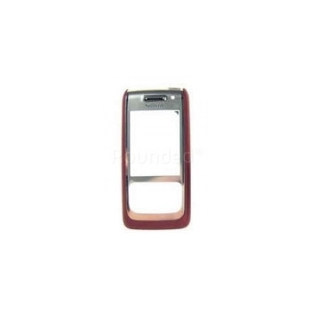Copertă frontală Nokia E65 roșie foto