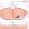 Set placute frana,frana disc CITROEN XSARA (N1) (1997 - 2005) TRW GDB1259