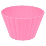 Bol Plastic, Model Cupcake, Culoare Roz, Capacitate 125ml, Oem