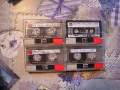 LOT de 4 casete audio normale TDK de 60 minute pentru inregistrat (2)