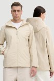Rains geacă Lohja Insulated Jacket W3T1 culoarea bej, de tranzitie, 15770