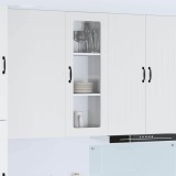 VidaXL Dulap suspendat de bucătărie Alb 40 x 31 x 100 cm Lemn compozit 885095