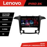 Navigatie Ford S-Max 2008-2012 Lenovo Kit-003 8 core QLED 2K 8+256 360 Android Waze USB Navigatie Internet Youtube Radio CarStore Technology