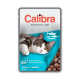 Cumpara ieftin Calibra Cat Pouch Premium Adult Trout &amp; Salmon, 100 g