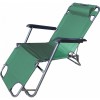 Sezlong Heinner, 153 x 60 x 79 cm, maxim 100 kg, tetiera inclusa, Verde