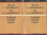Antologia criticilor romani. De la T. Maiorescu la G. Calinescu (2 volume) - Eugen Simion
