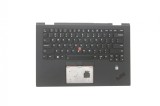 Carcasa superioara cu tastatura Laptop, Lenovo, Yoga X1 3rd Gen, 01LX830, SM10P95468, 9Z.NDDBW.51D, 46K.0CXCS.0105, cu iluminare, layout US