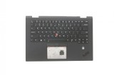 Carcasa superioara cu tastatura Laptop, Lenovo, ThinkPad X1 Yoga Gen 3rd 2018, SM10P95279, 02HL897, 02HL896, cu iluminare, layout US