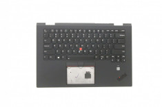 Carcasa superioara cu tastatura Laptop, Lenovo, Yoga X1 3rd Gen, 01LX830, SM10P95468, 9Z.NDDBW.51D, 46K.0CXCS.0105, cu iluminare, layout US foto
