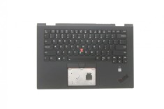 Carcasa superioara cu tastatura Laptop, Lenovo, Yoga X1 3rd Gen, 01LX830, SM10P95468, 9Z.NDDBW.51D, 46K.0CXCS.0105, cu iluminare, layout US foto