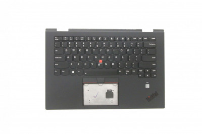 Carcasa superioara cu tastatura palmrest Laptop, Lenovo, Thinkpad X1 Yoga 3rd Gen Type 20LD, 20LE, 20LF, 20LG, 02HL904, 02HL905, 02HL896, 02HL897, 01L foto