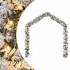 VidaXL Ghirlandă de Crăciun cu lumini LED, verde, 5 m, PVC 4019669