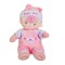 Papusa bebelus din plus cu pijamale roz , 25 cm