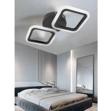 Cumpara ieftin Lustra LED Pulsaris, 22W, Acril, Negru, 4000K, IP.20