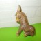 MAGARUS , sculptura in lemn , figurina decorata manual , statueta